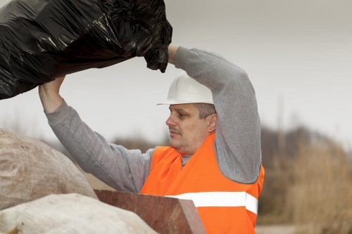 Eco-friendly disposal of garage items